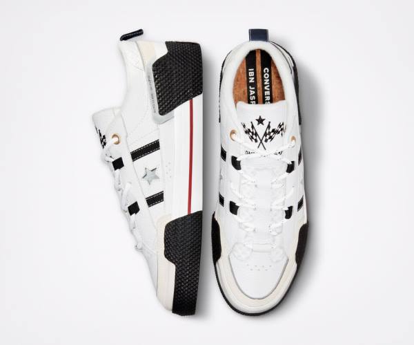 Trampki Niskie Converse Ibn Jasper One Star Białe Czarne Białe | CV-815UPD