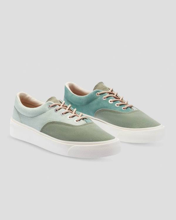 Trampki Niskie Converse Jungle Cloth Skidgrip Zielone | CV-654IXR