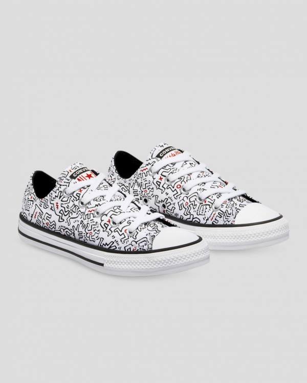 Trampki Niskie Converse Keith Haring Chuck Taylor All Star Białe | CV-625QSJ