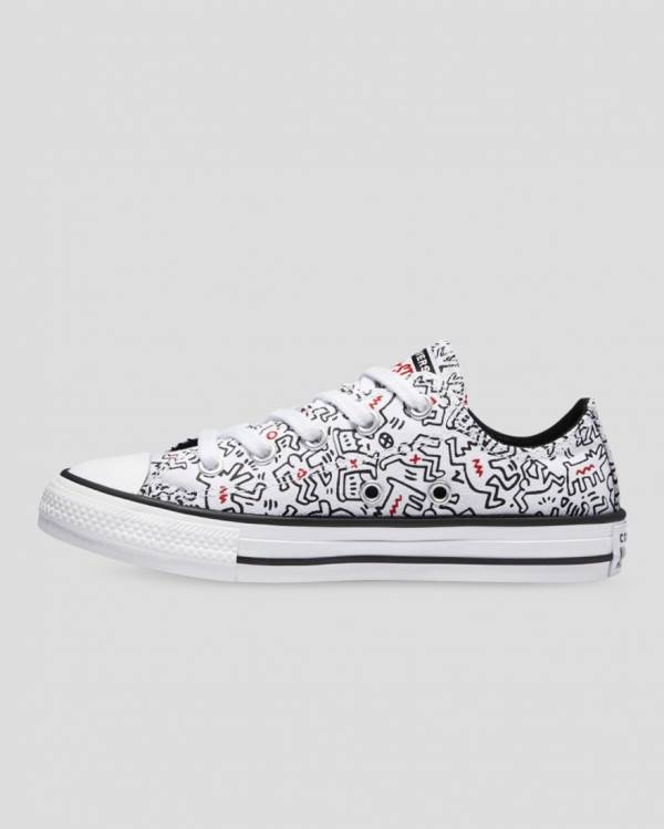 Trampki Niskie Converse Keith Haring Chuck Taylor All Star Białe | CV-625QSJ
