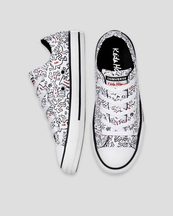 Trampki Niskie Converse Keith Haring Chuck Taylor All Star Białe | CV-625QSJ