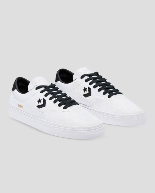 Trampki Niskie Converse Louie Lopez Pro Roll Up Białe | CV-654TUF