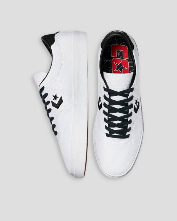 Trampki Niskie Converse Louie Lopez Pro Roll Up Białe | CV-654TUF