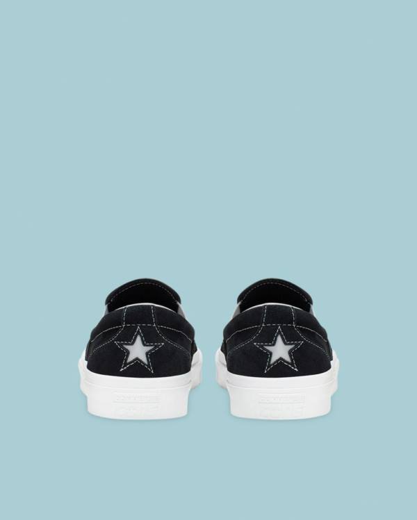 Trampki Niskie Converse One Star CC Slip On Czarne | CV-435UEO