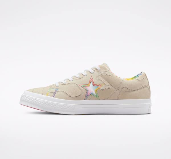 Trampki Niskie Converse One Star Pride Czerwone | CV-128VTU
