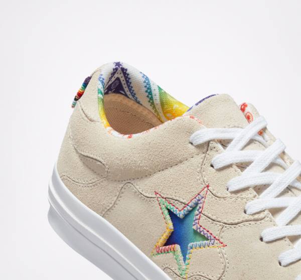 Trampki Niskie Converse One Star Pride Czerwone | CV-128VTU