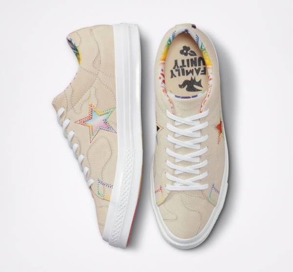 Trampki Niskie Converse One Star Pride Czerwone | CV-128VTU