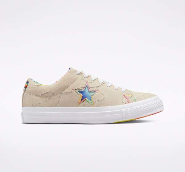 Trampki Niskie Converse One Star Pride Czerwone | CV-128VTU