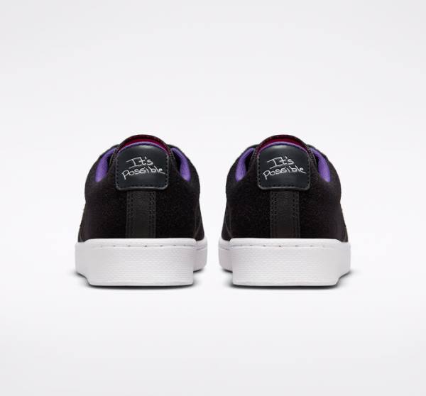 Trampki Niskie Converse Pro Skórzane It's Possible Czarne Białe | CV-398UCA