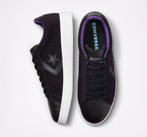 Trampki Niskie Converse Pro Skórzane It's Possible Czarne Białe | CV-723GFH