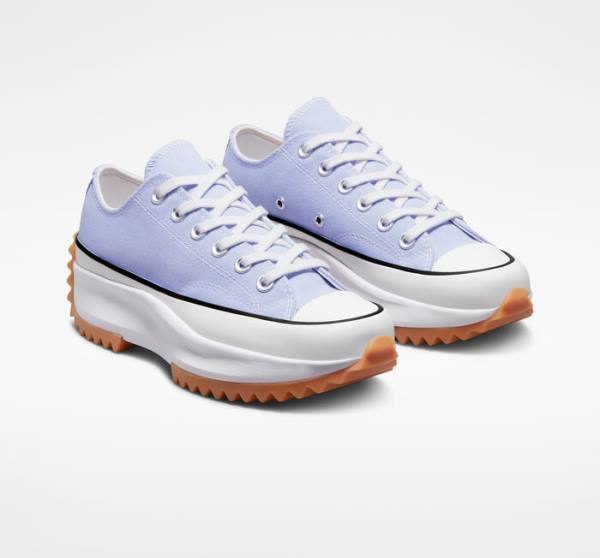 Trampki Niskie Converse Run Star Hike Platformie Seasonal Color Niebieskie Białe Czarne | CV-706TPA