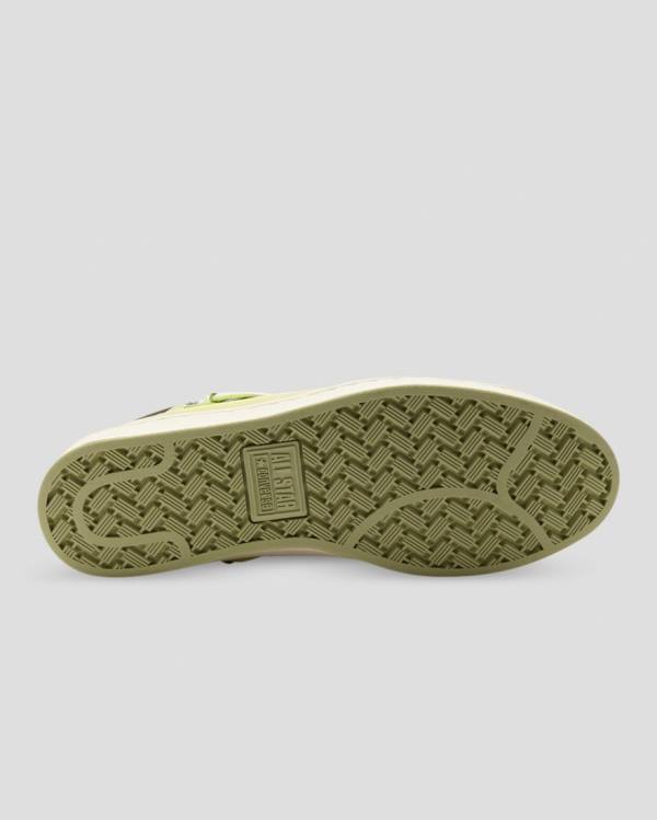 Trampki Niskie Converse Seam Tape Pro Skórzane Zielone | CV-481WQX