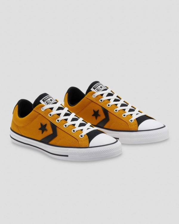 Trampki Niskie Converse Star Player Żółte Czarne | CV-514CJK
