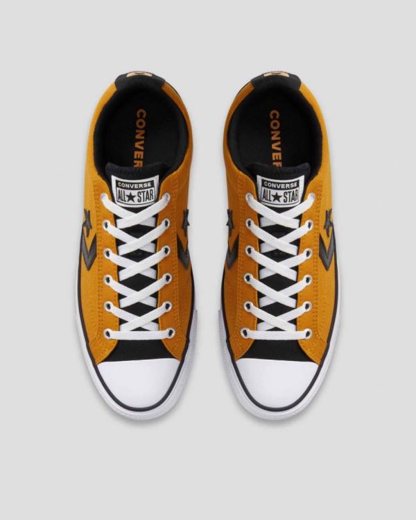 Trampki Niskie Converse Star Player Żółte Czarne | CV-514CJK