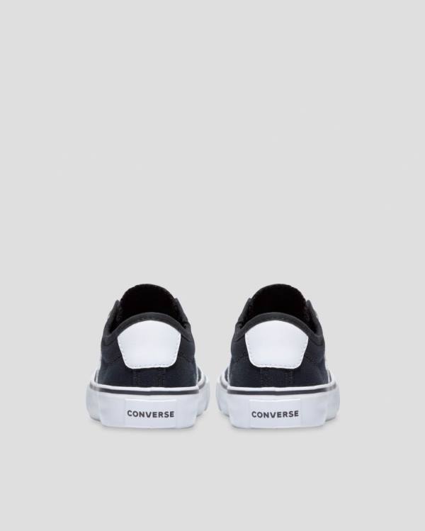 Trampki Niskie Converse Star Replay Webbed Płócienne Czarne | CV-651QOH