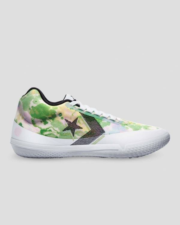 Trampki Wysokie Converse All Star Pro BB Evo Petal To The Metal Białe Różowe Zielone | CV-064SLQ