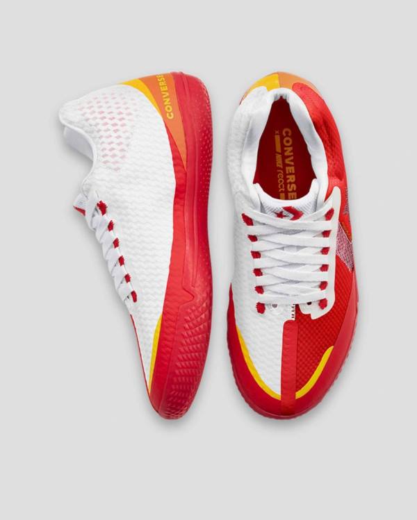 Trampki Wysokie Converse All Star Pro BB Evo Wholehearted Białe Czerwone | CV-360OVM