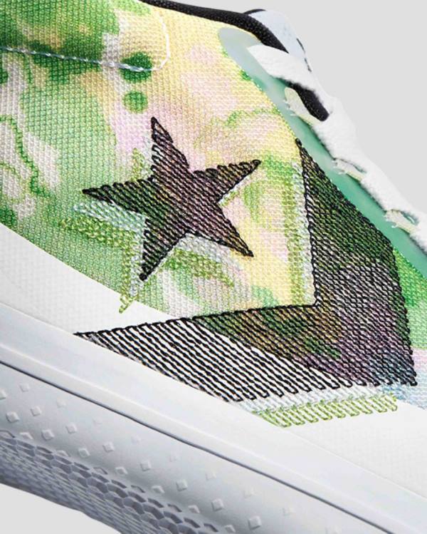 Trampki Wysokie Converse All Star Pro BB Evo Petal To The Metal Białe Różowe Zielone | CV-871XWC