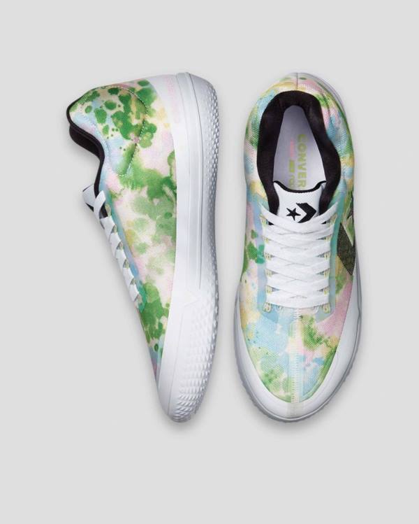 Trampki Wysokie Converse All Star Pro BB Evo Petal To The Metal Białe Różowe Zielone | CV-871XWC