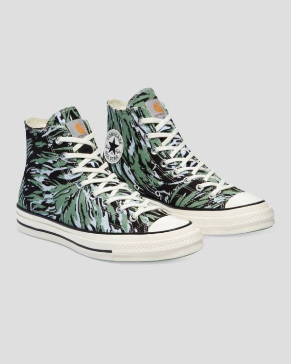 Trampki Wysokie Converse Carhartt Chuck 70 Zielone | CV-014LHY