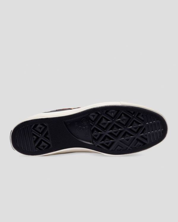 Trampki Wysokie Converse Chinatown Market Chuck 70 Specialty Czarne Niebieskie | CV-703JIL