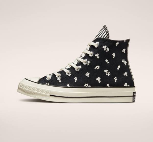 Trampki Wysokie Converse Chuck 70 Paisley Czarne | CV-985PWK