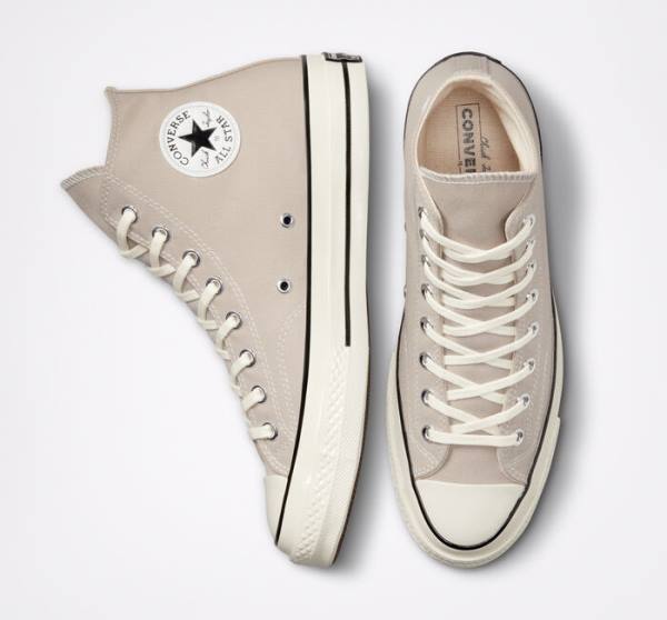 Trampki Wysokie Converse Chuck 70 Pastel Polyester Czarne | CV-201IWK