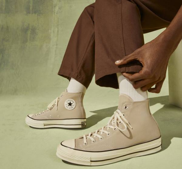 Trampki Wysokie Converse Chuck 70 Pastel Polyester Czarne | CV-201IWK