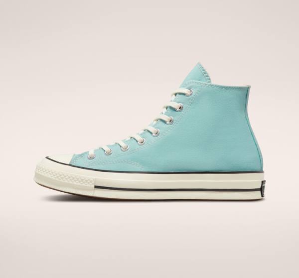 Trampki Wysokie Converse Chuck 70 Pastel Polyester Czarne | CV-341KJH