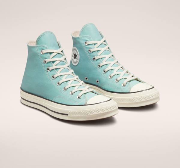 Trampki Wysokie Converse Chuck 70 Pastel Polyester Czarne | CV-341KJH