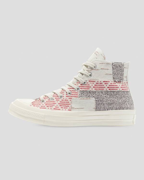 Trampki Wysokie Converse Chuck 70 Patchwork Różowe Szare | CV-974XIG