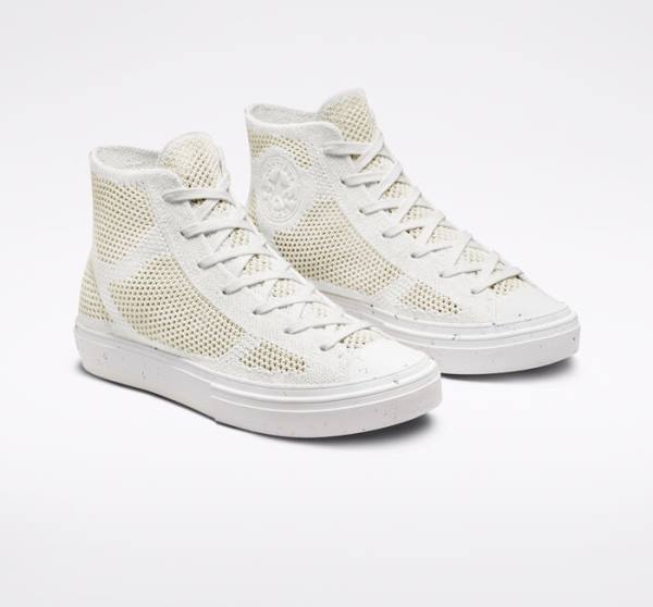 Trampki Wysokie Converse Chuck 70 Renew Redux Białe Mango | CV-065PWM