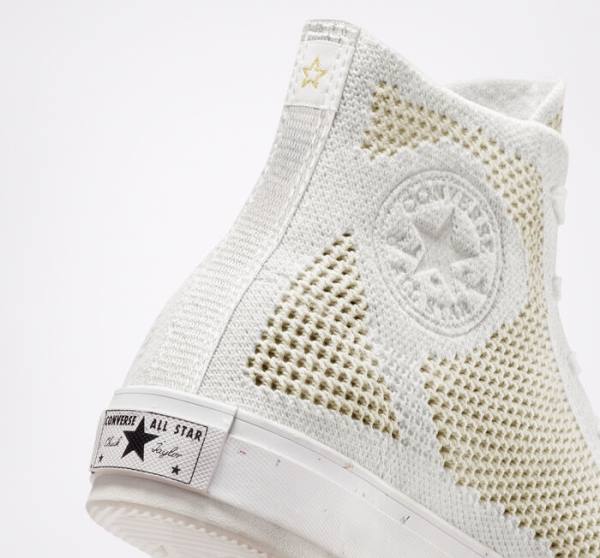 Trampki Wysokie Converse Chuck 70 Renew Redux Białe Mango | CV-490BQK