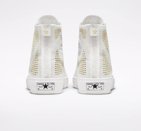 Trampki Wysokie Converse Chuck 70 Renew Redux Białe Mango | CV-490BQK