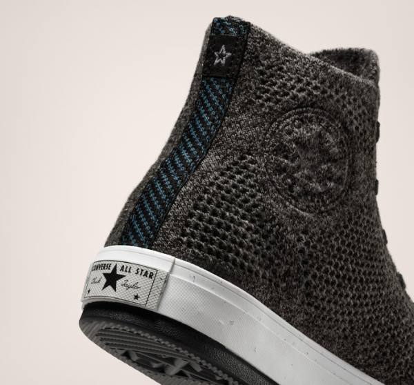 Trampki Wysokie Converse Chuck 70 Renew Redux Czarne Niebieskie | CV-860LJO
