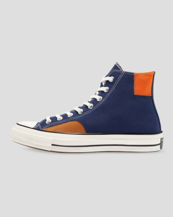 Trampki Wysokie Converse Chuck 70 Ripstop Niebieskie | CV-069RDO