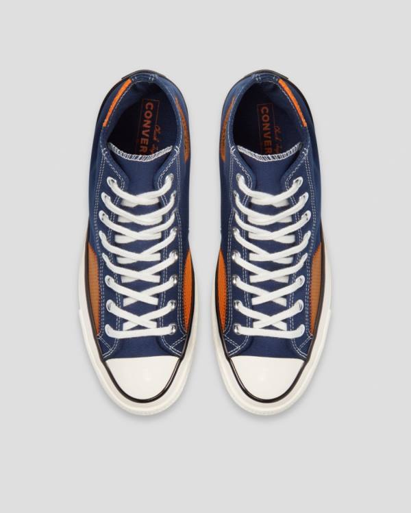 Trampki Wysokie Converse Chuck 70 Ripstop Niebieskie | CV-069RDO