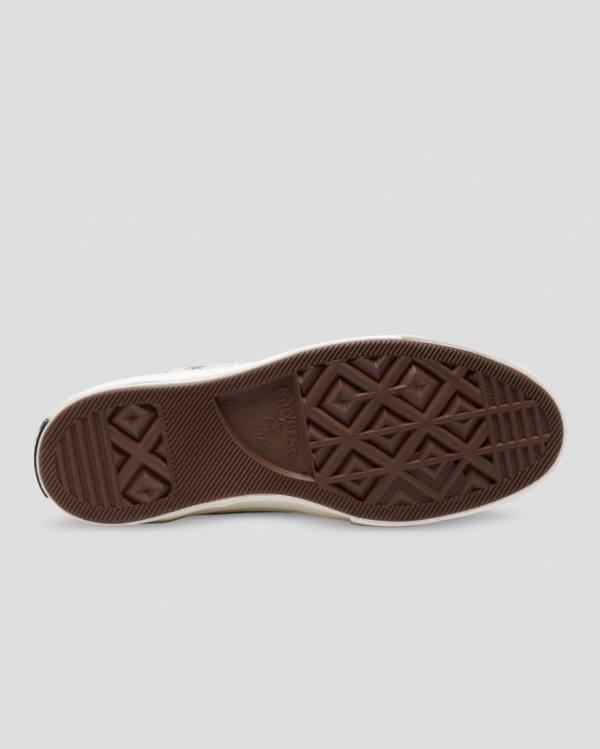 Trampki Wysokie Converse Chuck 70 Skórzane Snake Print Beżowe Czarne | CV-798XFA