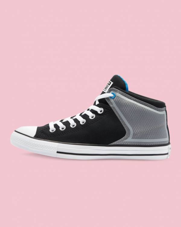 Trampki Wysokie Converse Chuck Taylor All Star High Streetwear Czarne | CV-078ZGP