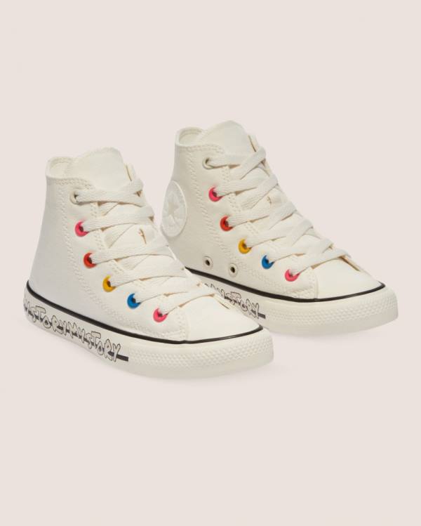 Trampki Wysokie Converse Chuck Taylor All Star My Story Beżowe | CV-128EHO
