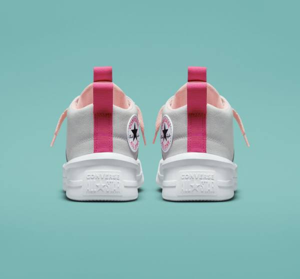 Trampki Wysokie Converse Chuck Taylor All Star Ultra Easy-On Mid Różowe Różowe | CV-150SZA
