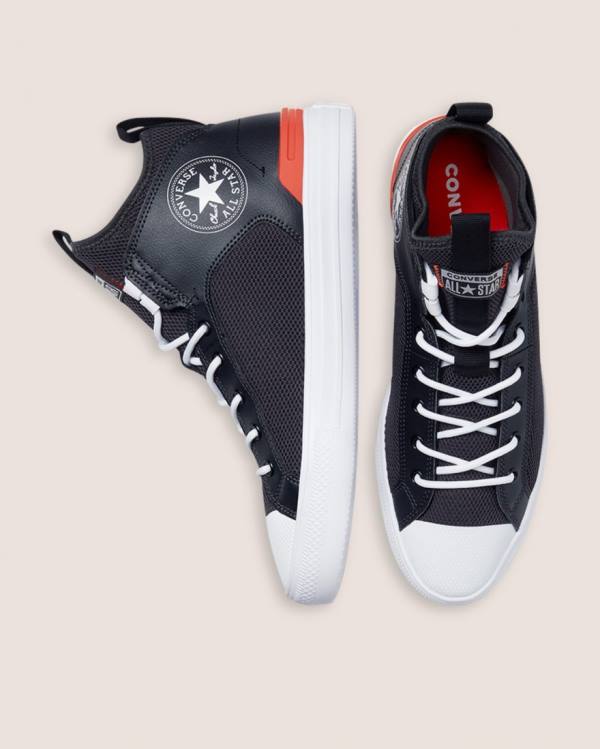 Trampki Wysokie Converse Chuck Taylor All Star Summer Daze Ultra Czarne | CV-154PWD