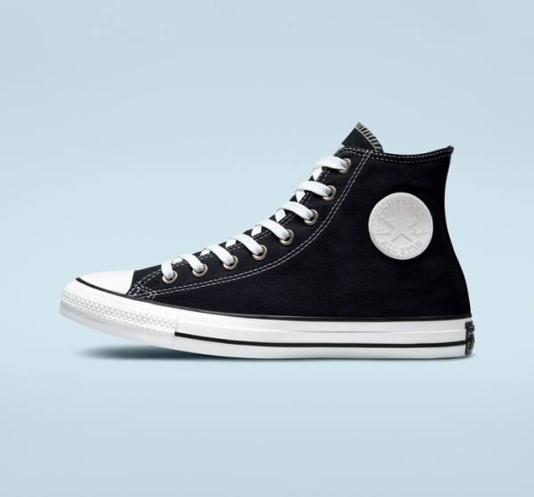 Trampki Wysokie Converse Chuck Taylor All Star Translucent Barcode Czarne Białe | CV-235TLH