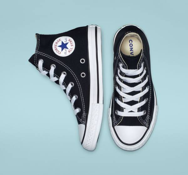 Trampki Wysokie Converse Chuck Taylor All Star Klasyczne Czarne | CV-265TDY
