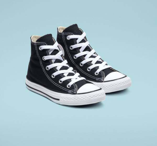 Trampki Wysokie Converse Chuck Taylor All Star Klasyczne Czarne | CV-265TDY