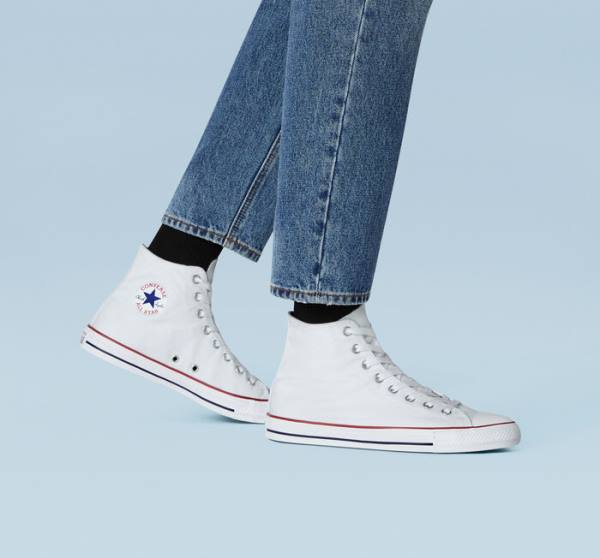 Trampki Wysokie Converse Chuck Taylor All Star White Białe | CV-305DLS