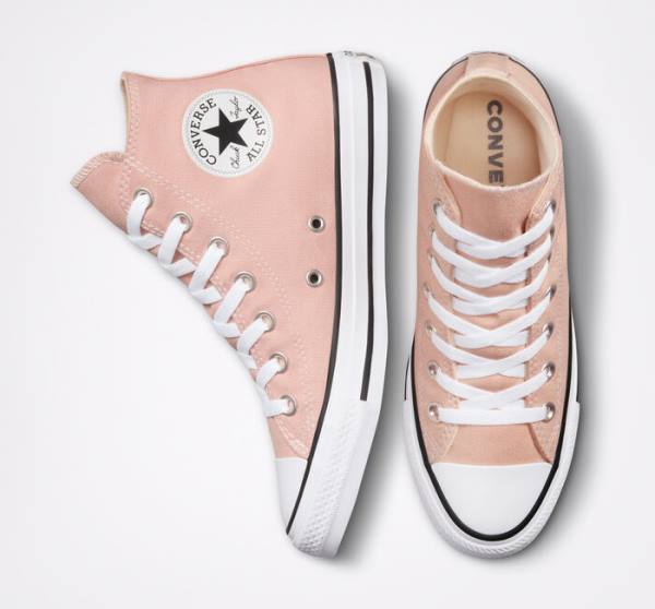 Trampki Wysokie Converse Chuck Taylor All Star Seasonal Color Różowe | CV-372WLK