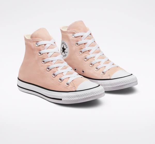 Trampki Wysokie Converse Chuck Taylor All Star Seasonal Color Różowe | CV-372WLK
