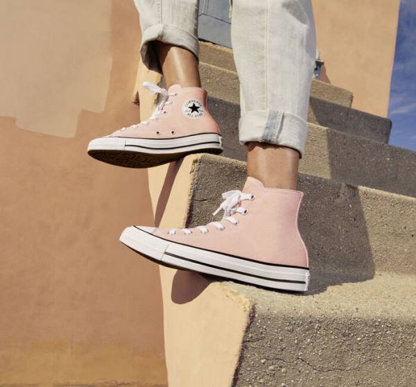 Trampki Wysokie Converse Chuck Taylor All Star Seasonal Color Różowe | CV-372WLK