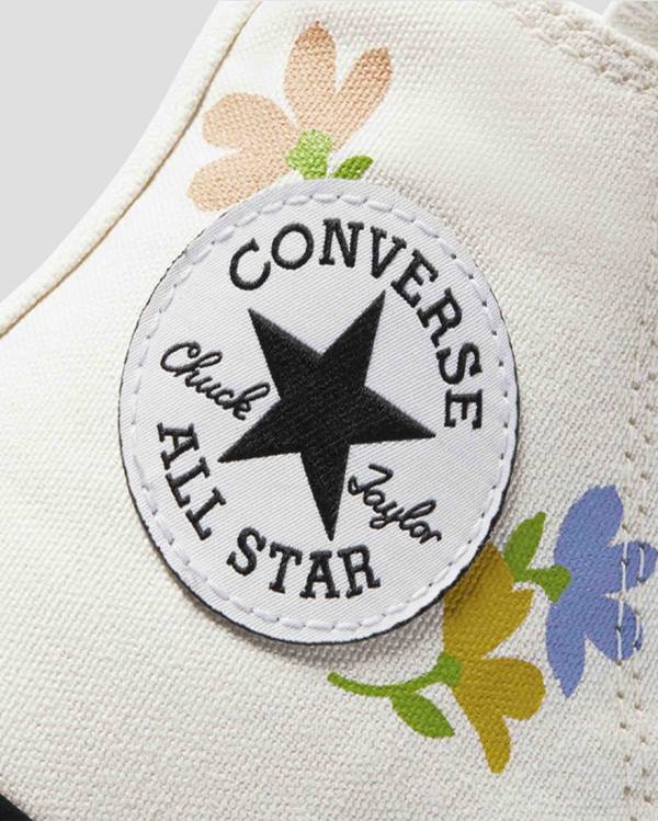 Trampki Wysokie Converse Chuck Taylor All Star Garden Party Beżowe | CV-461RXQ